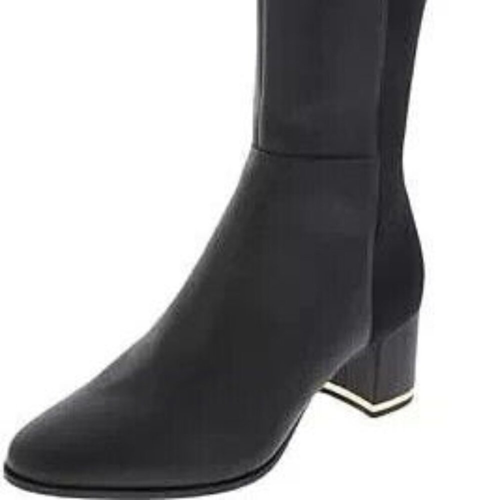 Calvin Klein Womens Freeda Knee High Boots Black Size 9